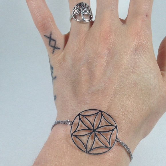 Seed of Life Custom Choker or Bracelet - Picture 4 of 6